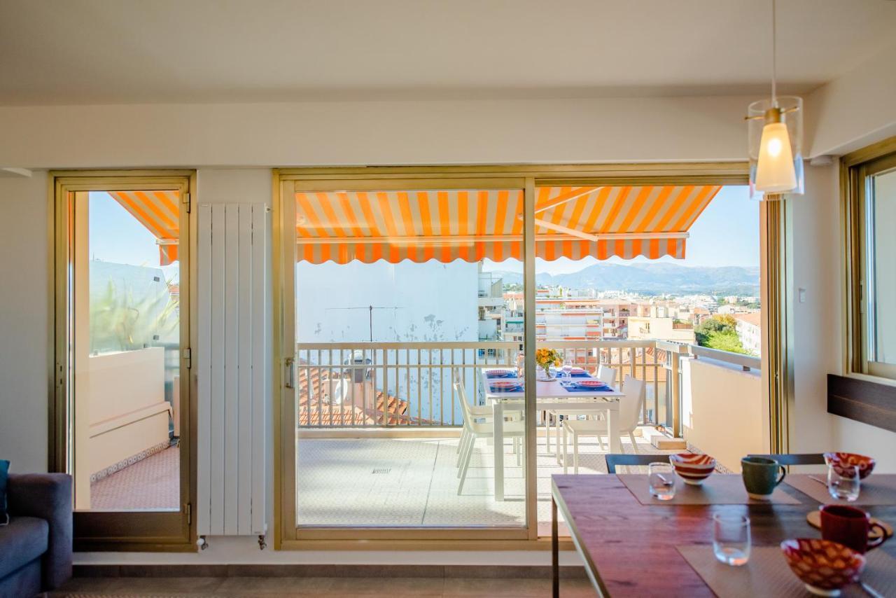 High Standing With Incredible Old Antibes And Sea Views Apartment Bagian luar foto