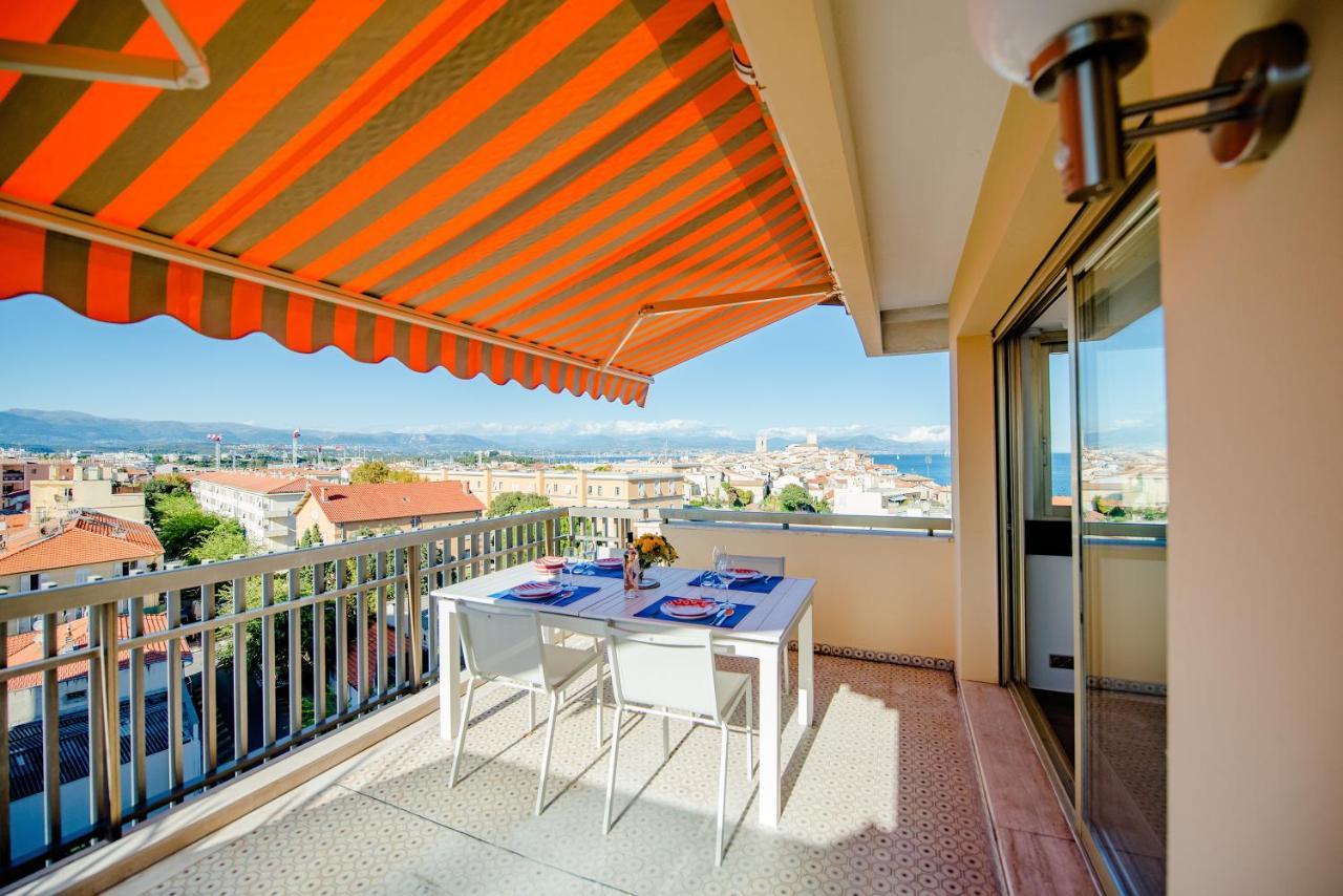 High Standing With Incredible Old Antibes And Sea Views Apartment Bagian luar foto