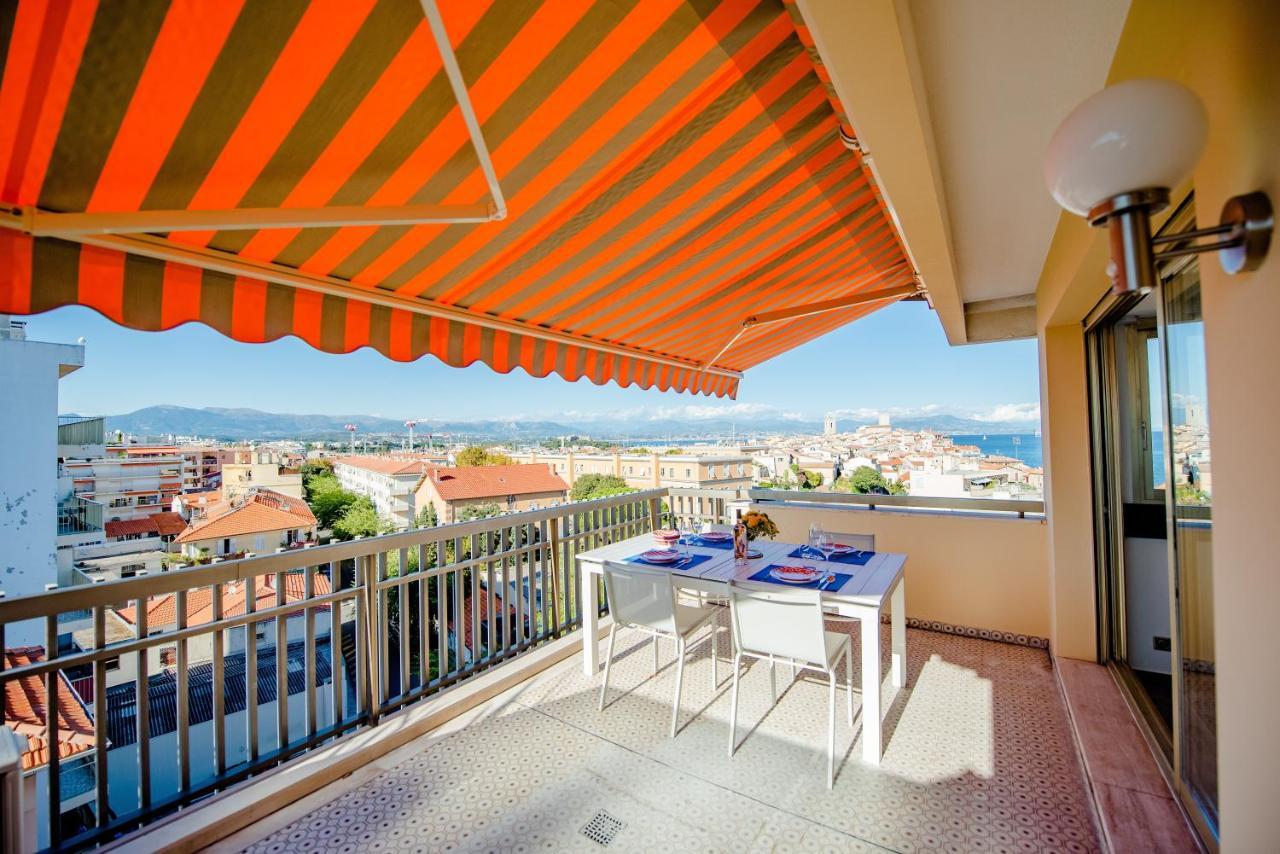 High Standing With Incredible Old Antibes And Sea Views Apartment Bagian luar foto